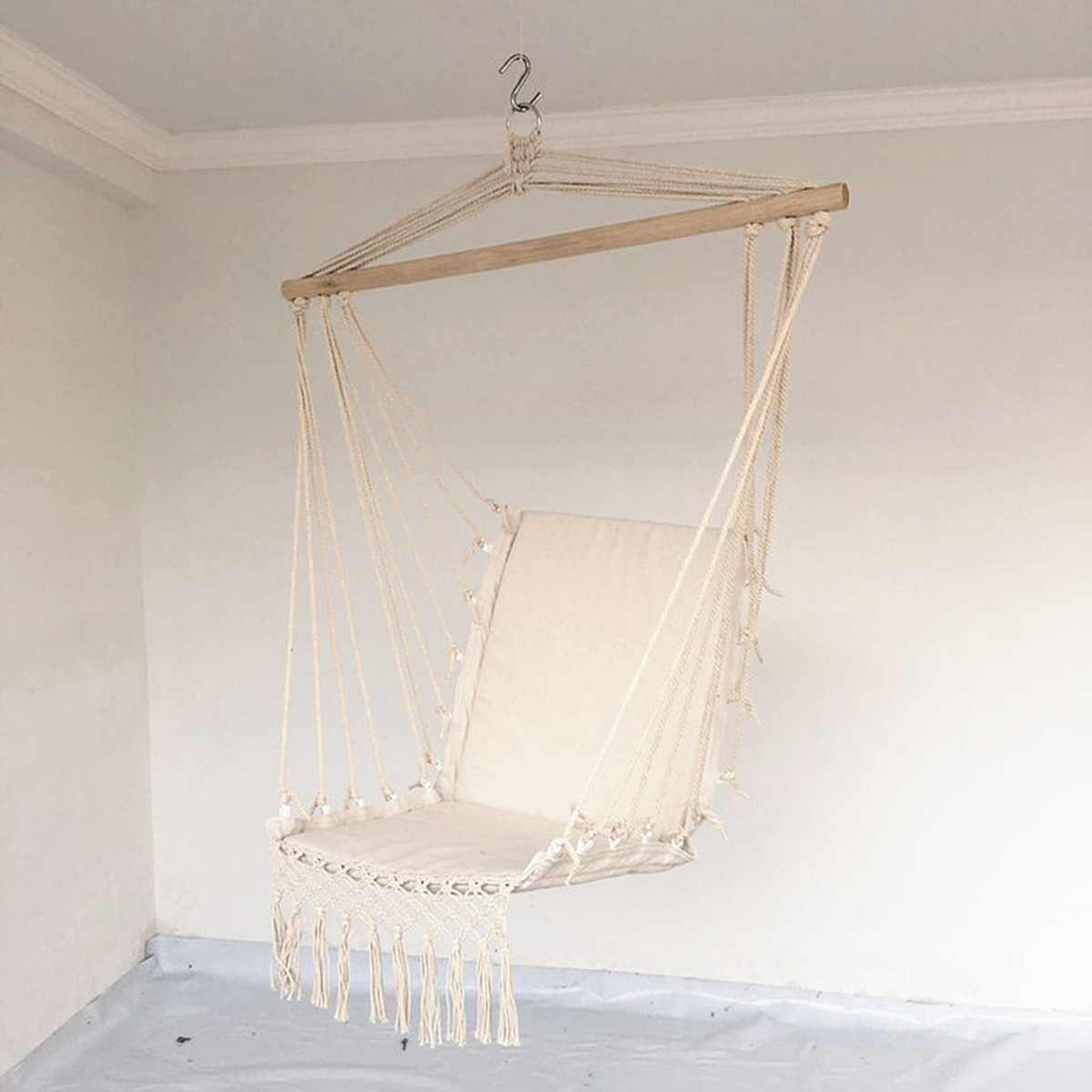 Outdoor Nordic Interior Hammock Chair Home Garden Swing Tassel Hanging Hammock