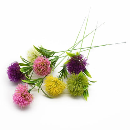 5pcs Plastic Dandelion Vase Accessories (Multi Colors)