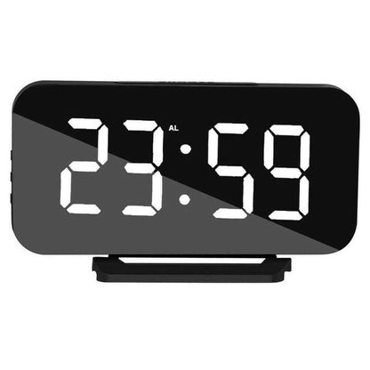 7 Inch Digital Led Alarm Clock Curved Dimmable Large Numbers (Multi Styles/Colors)