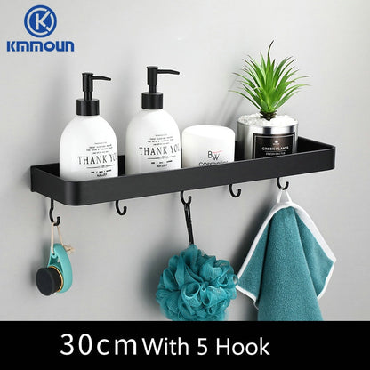 Black / White Bathroom Shelf Shampoo Holder