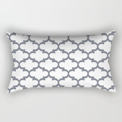 Gray Lumbar Pillows Case 30X50CM (Multi Styles)