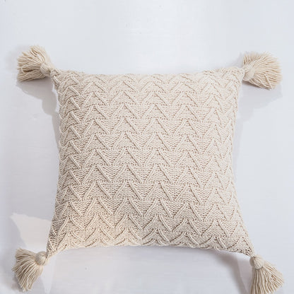 Cute Nordic Tassels Chenille Pillowcase (Multi Colors)