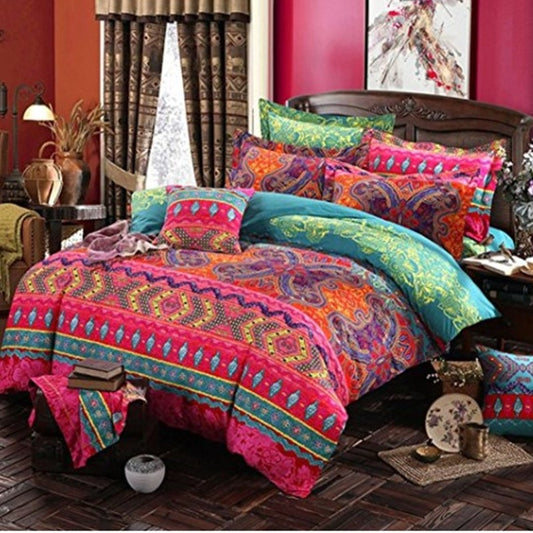 Bohemian 3D comforter Mandala duvet cover set