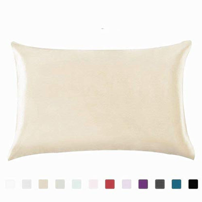 100% Silky Satin Hair Beauty Pillowcase, Standard/Queen 1PC