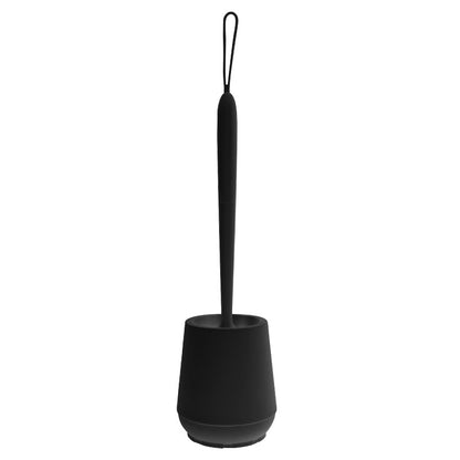 Bathroom Black Toilet Brush Soft TPR Silicone