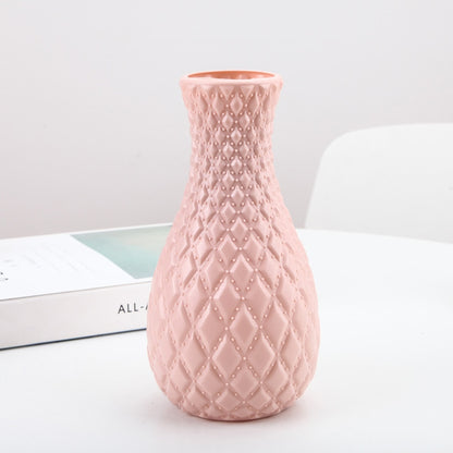 Unbreakable Plastic NordicImitation Ceramic Flower Vase (Multi Colors)