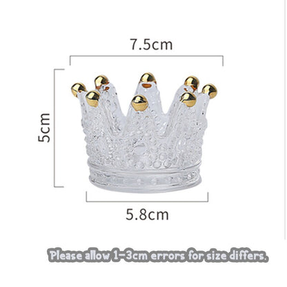 Crown Crystal Candlestick Candle