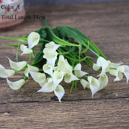 New beautiful 25 heads/bouquet mini artificial calla with Lilly