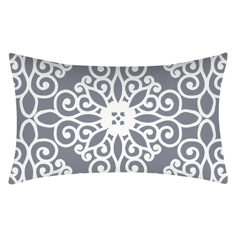 Gray Lumbar Pillows Case 30X50CM (Multi Styles)