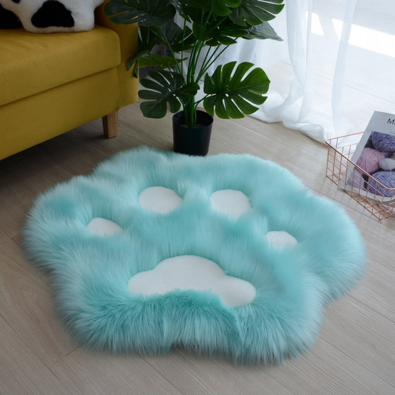 Cute Cat Paw Floor Mat (Multi Colors)