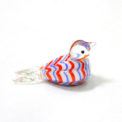 Custom Mini Glass Bird Figurine 4cm (Multi Colors)