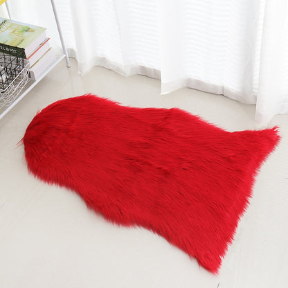 Fur Faux Sheepskin Soft Carpet Washable Seat Mats / Fluffy Floor Rugs (Multi Colors)