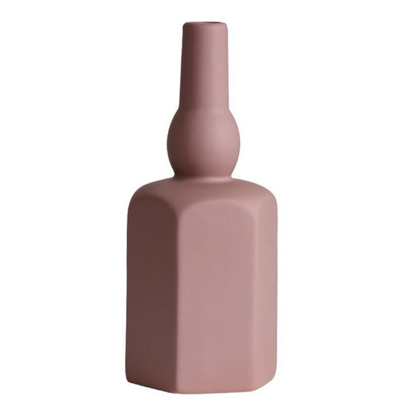 Nordic Geometric Irregular Morandi Vase (Multi Styles/Colors)