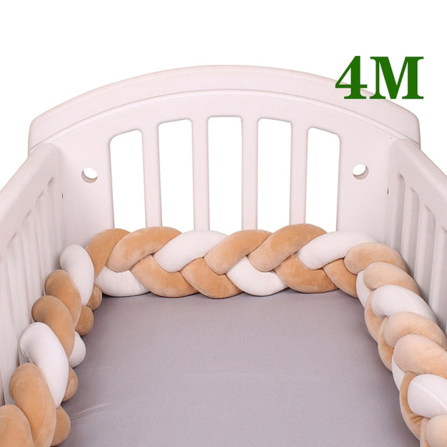 Baby Bed Bumper Braid Knot 1M-4M (Multi Colors)