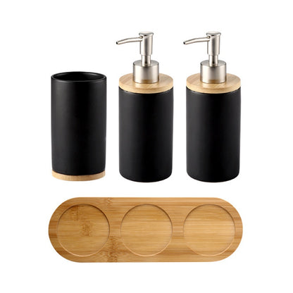 UNTIOR 3PCS Ceramic Bathroom Accessories Set