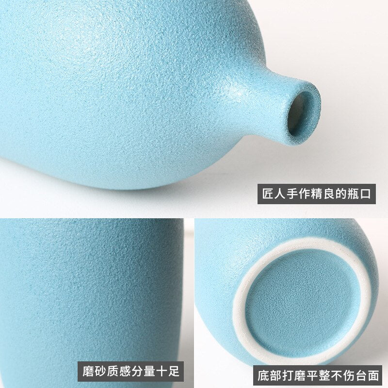 Nordic Style Ins Ceramic Vase (Multi Styles/ Colors)