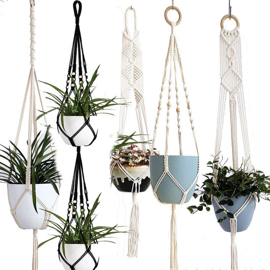 Handmade Macrame Plant Hanger (Multi Styles/ Colors)