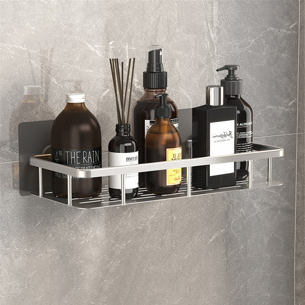 Bathroom Shelves No-drill Corner Shelf Shower Storage Rack Holder Toilet Organizer Bathroom Accessories Set полка для ванной