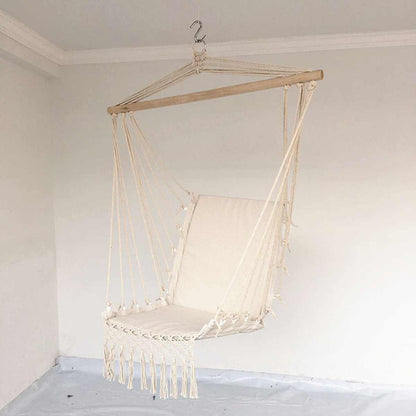 Outdoor Nordic Interior Hammock Chair Home Garden Swing Tassel Hanging Hammock