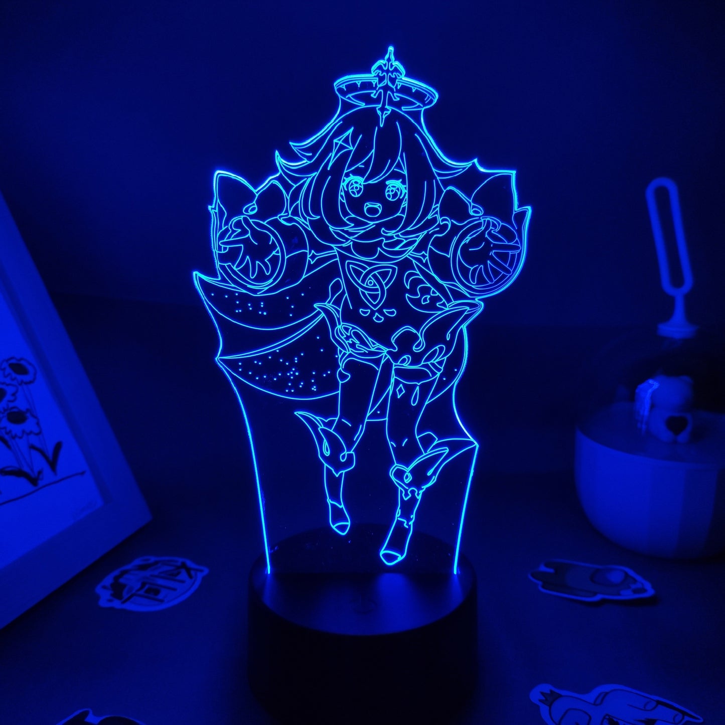 Genshin Impact Game Figure Barbatos  Decorative Lamp Color Changeable LED (Multi Styles)