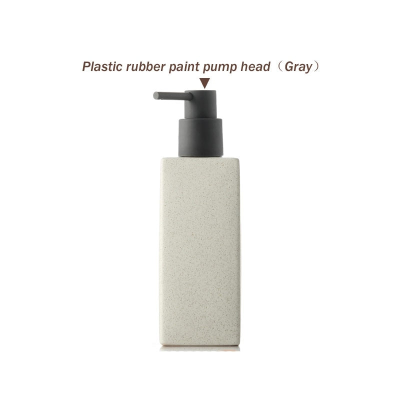 Ceramic Hand Sanitizer & Liquid Soap Dispenser Bottles