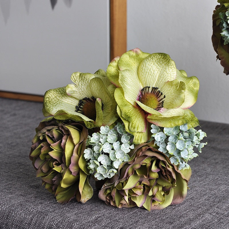 NEW Artificial Nordic peony bouquet