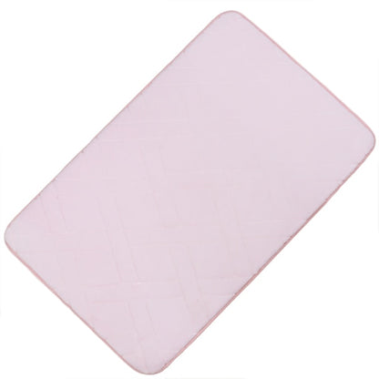 grid Embossing Bath Mat Non-slip Mats sponge Rug polyester fiber