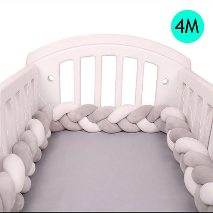 Baby Bed Bumper Braid Knot 1M-4M (Multi Colors)