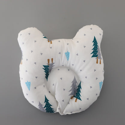 Newborn Baby U-Shaped Pillow Cotton Bear Eccentric Head Correction Shaping Pillow Children Beddings Baby Bed Products