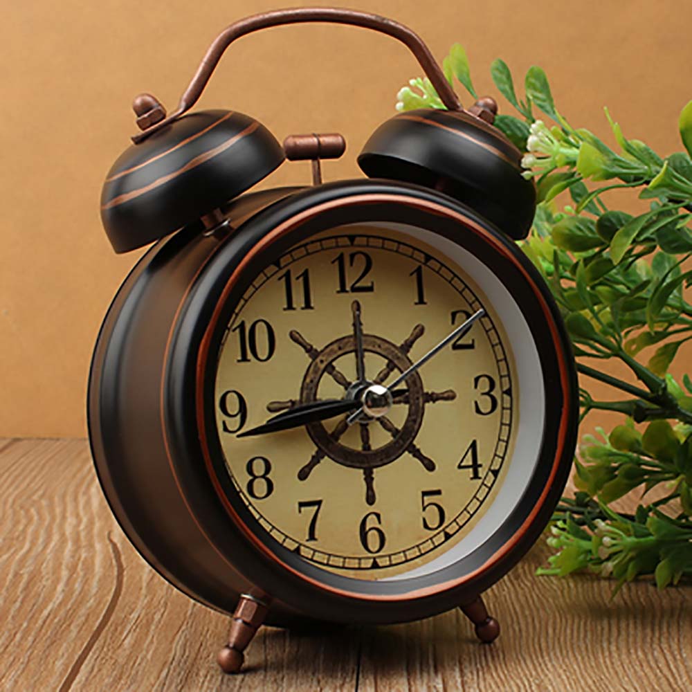 Vintage Night Light Alarm Clock (Multi Styles/Colors)