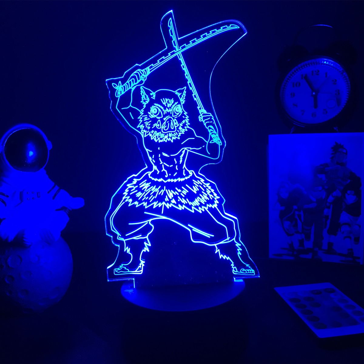 Anime Demon Slayer Acrylic LED Night Light Lamps (Multi Styles)