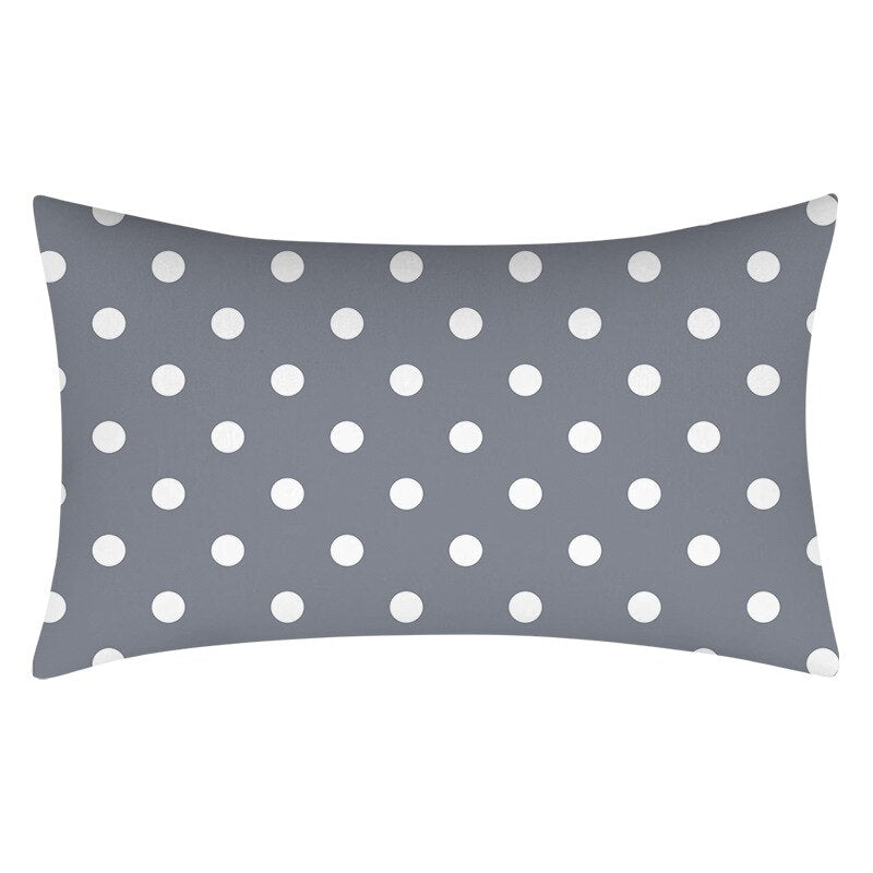 Gray Lumbar Pillows Case 30X50CM (Multi Styles)