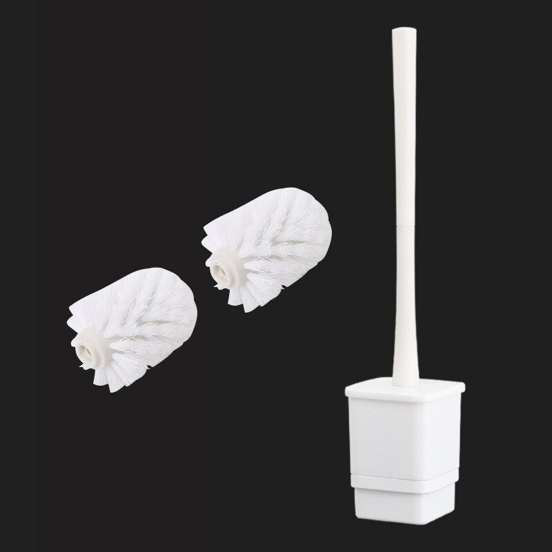 Corner Toilet Brush Set  with Storage Rack Wall-mounted Modern