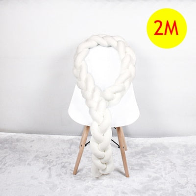 Baby Bed Bumper Braid Knot 1M-4M (Multi Colors)