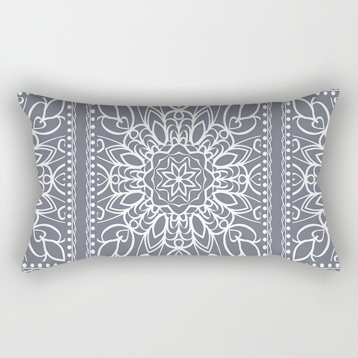 Gray Lumbar Pillows Case 30X50CM (Multi Styles)