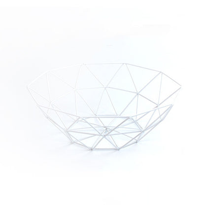 Kitchen Basket Container Bowl Metal Wire Basket Kitchen Drain Rack Fruit Vegetable Storage Holder Snack Tray Storage Bowl