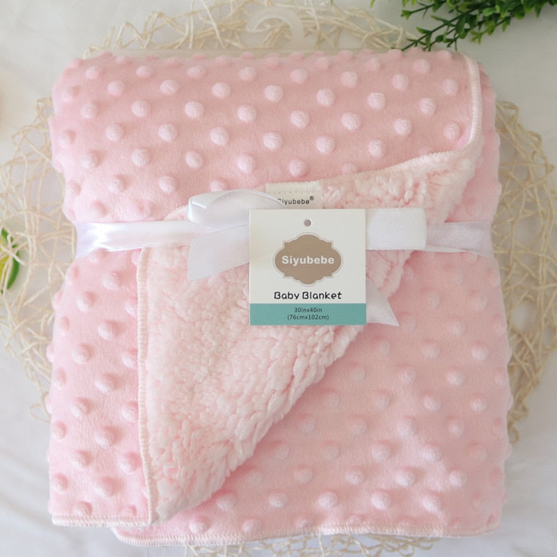 Baby Blankets New Thicken Double Layer