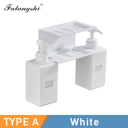 Double 450ml Liquid Soap Dispensers Pump Wall Mount