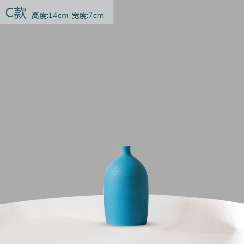 Nordic Style Ins Ceramic Vase (Multi Styles/ Colors)