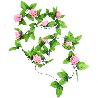 180cm Fake Ivy Wisteria Flowers Artificial Plant Vine Garland