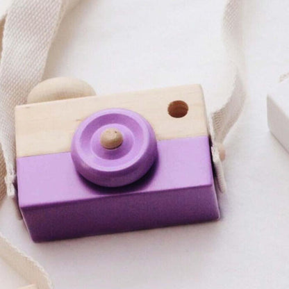 Cute Nordic Hanging Wooden Camera Toys Kids Toy Gift 9.5*6*3cm Room Decor Furnishing Articles Wooden Toys For Kid