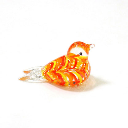 Custom Mini Glass Bird Figurine 4cm (Multi Colors)