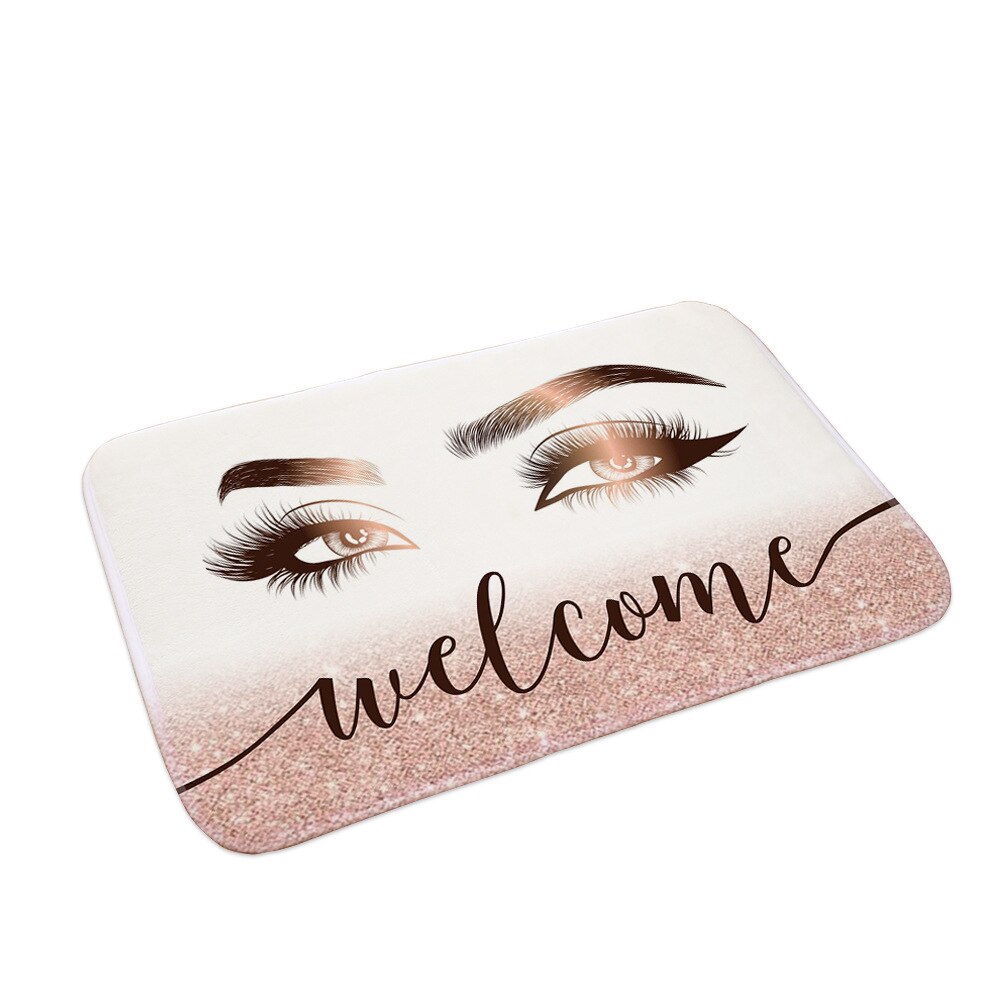 Cartoon Eyelash Anti-slip Absorb water Bath Mat (Multi Styles/Colors)