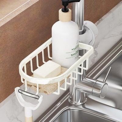 Bathroom Faucet Storage Rack 2pcs Shower Soap Holder Bathroom Organization Shower Gel Holder Bathroom Accessories Set