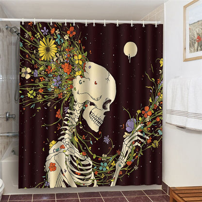 3D Waterproof Bathroom Curtain