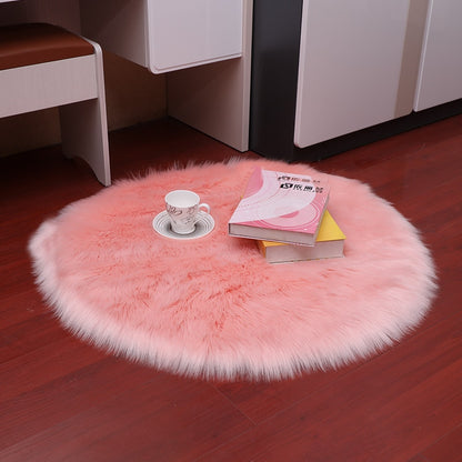 Luxury Soft Small Artificial Sheepskin Rug Chair Cover (Multi Colors)