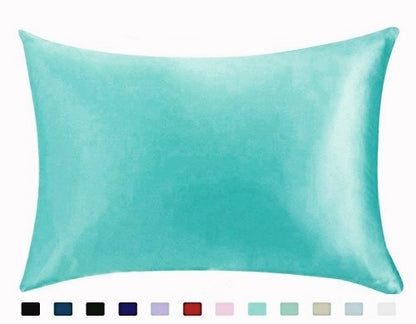 100% Silky Satin Hair Beauty Pillowcase, Standard/Queen 1PC