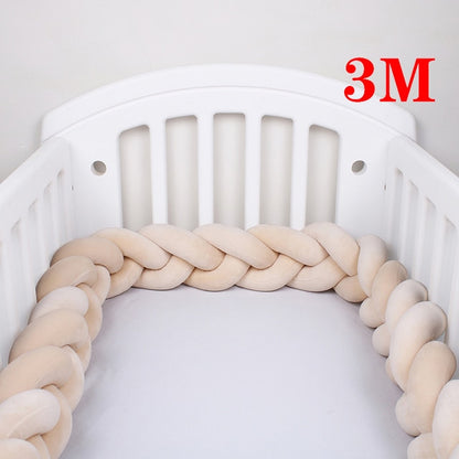 Baby Bed Bumper Braid Knot 1M-4M (Multi Colors)