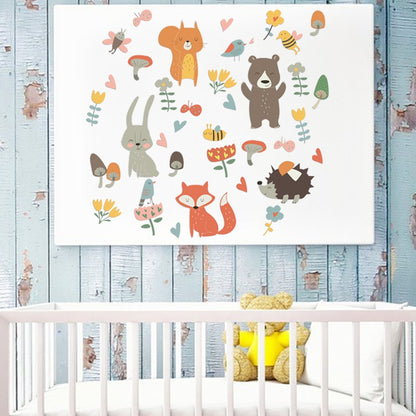 Forest Animal Party Wall Sticker