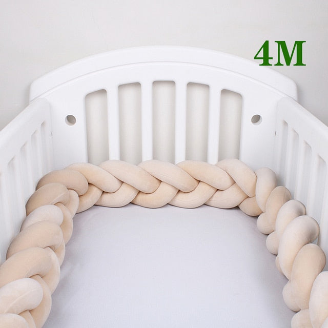 Baby Bed Bumper Braid Knot 1M-4M (Multi Colors)